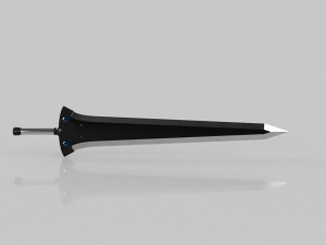 kirito sword sword art online 3 Model 3D