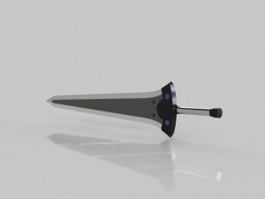 kirito sword sword art online 3 Model 3D