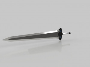 kirito sword sword art online 3 Model 3D