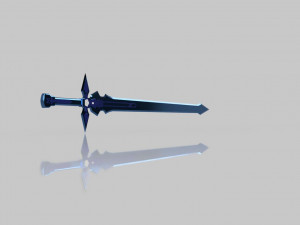 kirito sword sword art online 5 Modelo 3D
