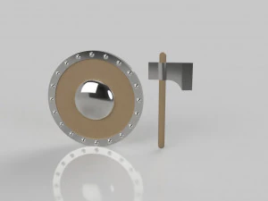 Scudo basso in poliascia Modello 3D