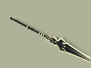 sci fi spear 3D Model