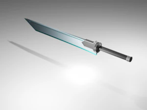 low poly sword 3D Model