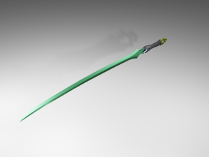 low poly sword 3Dモデル