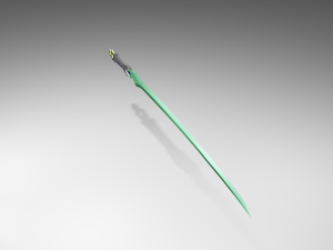low poly sword Modelo 3D