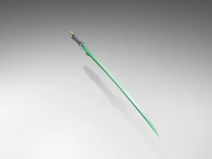 pedang poli rendah Model 3D