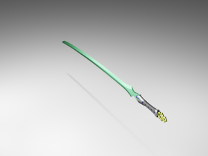 low poly sword Modelo 3D