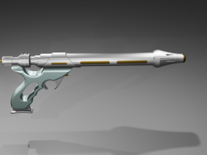 star wars jango fett blaster westar 34 3d print model 3D Принт Модель
