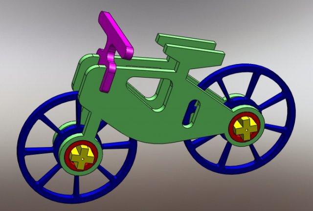 bicycle Modèle 3D .c4d .max .obj .3ds .fbx .stl .blend 
