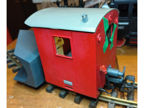 X 4902 Furka Oberalp sneeuwploeg 1-22-5 G schaal 45mm 3D printmodel