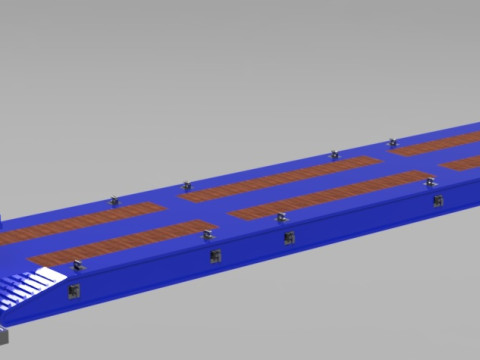 1-24 규모의 도로 운송 트레일러 3D 프린트 모델