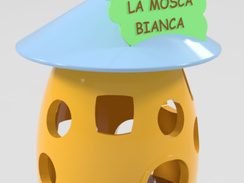 Piège à mouche blanche Modèle 3D