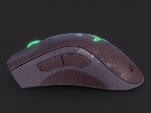mouse razer deathadder essential 3Dモデル