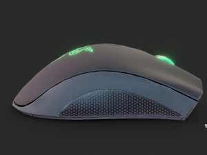 mouse razer deathadder essential 3Dモデル