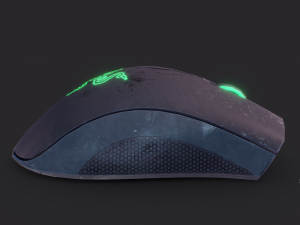 mouse razer deathadder essential 3Dモデル