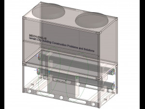 chiller air cooled packaged Model 3D