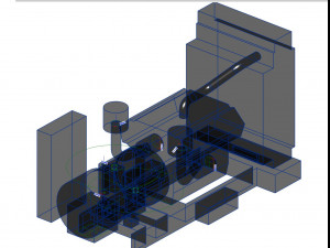 diesel generator 3D 모델