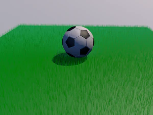 bola sepak Model 3D