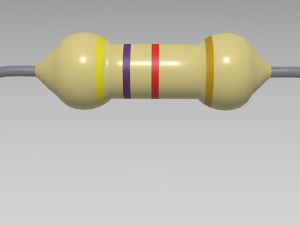 resistor47k 3D Model
