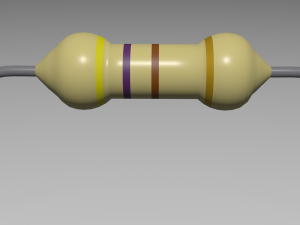 resistor470 3D Model