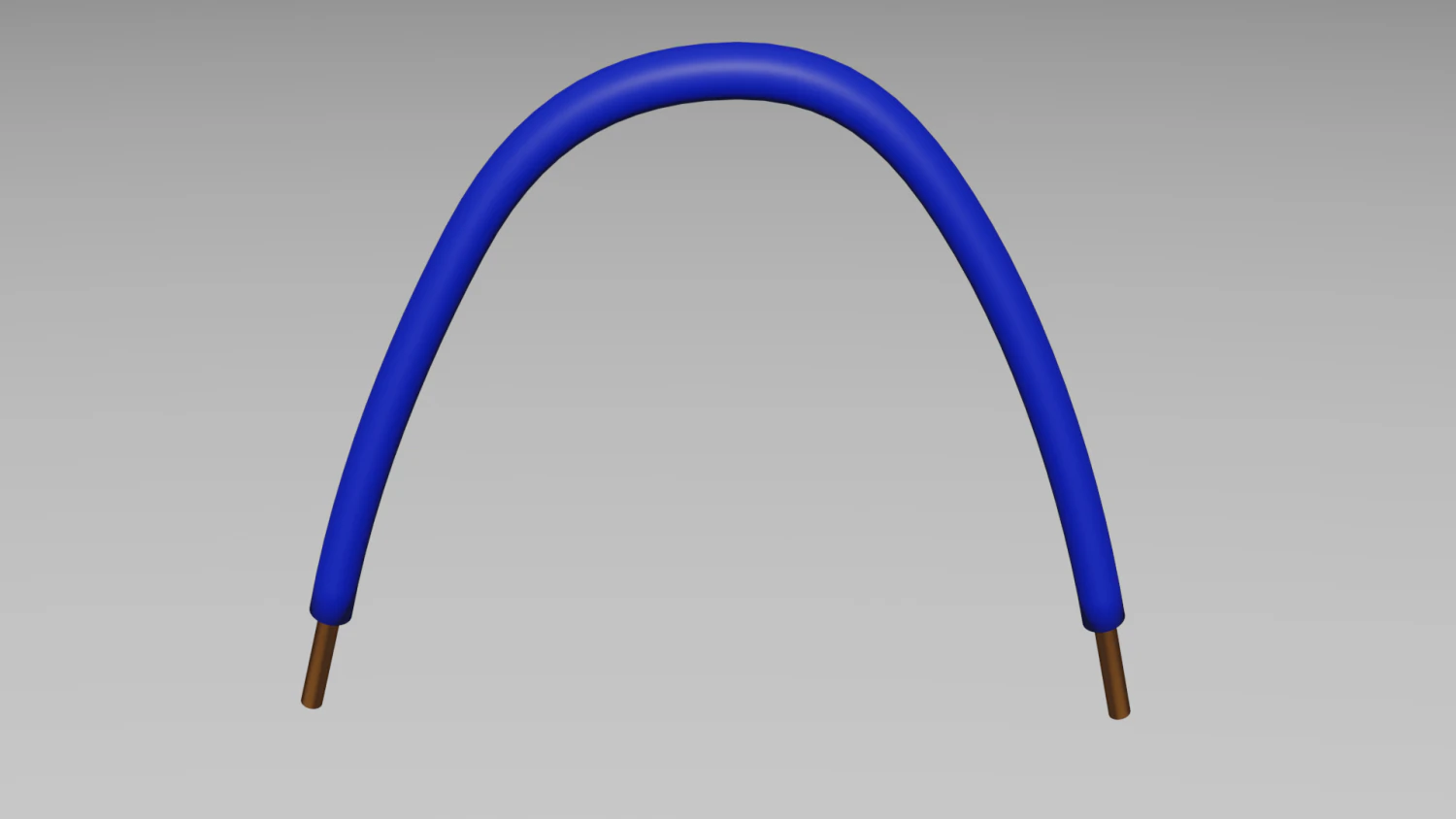 cable extra azul 3D Model .c4d .max .obj .3ds .fbx .stl .blend 
