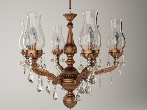 classic chandelier Modelo 3D