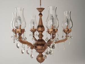 classic chandelier Modelo 3D
