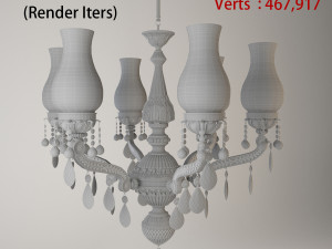 classic chandelier Modelo 3D