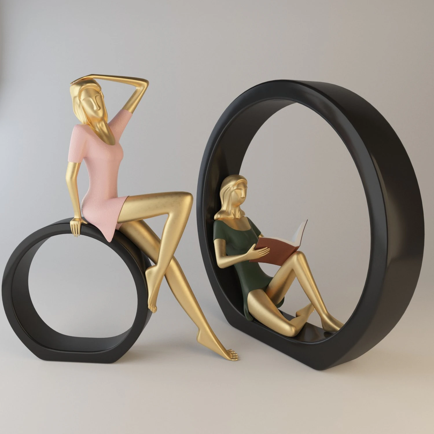 statue 3D Model .c4d .max .obj .3ds .fbx .stl .blend 