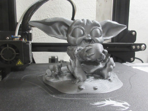 baby yoda fan art 3Dプリントモデル