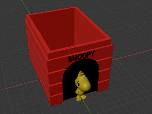 charlie brown and snoopy box fan art 3D Print Model