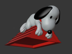 charlie brown and snoopy box fan art 3Dプリントモデル