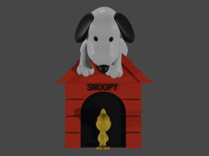 charlie brown and snoopy box fan art 3Dプリントモデル