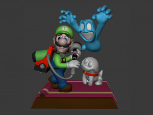 luigis mansion 3 fan art Modelo de Impressão 3D