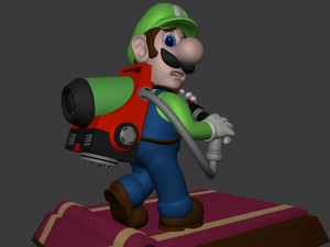 luigis mansion 3 fan art Modelo de Impressão 3D