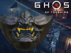 mask ghost of tsushima fan art Modelo de impresión 3D