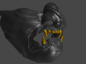 mask ghost of tsushima fan art 3D Принт Модель