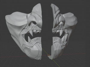 mask ghost of tsushima fan art 3D Принт Модель