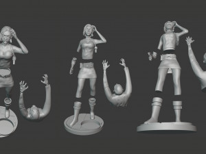 jill valentine resident evil 3 fan art 3D 프린트 모델