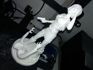 jill valentine resident evil 3 fan art 3D 프린트 모델