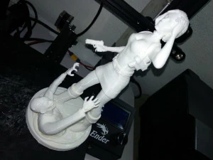 jill valentine resident evil 3 fan art 3D Print Model