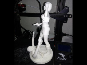 jill valentine resident evil 3 fan art 3D 프린트 모델