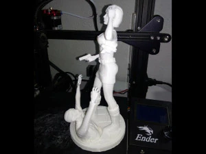 jill valentine resident evil 3 fan art 3D Print Model