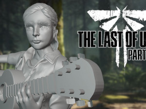 the last of us ii ellie fan art 3Dプリントモデル