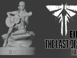 the last of us ii ellie fan art 3D Принт Модель