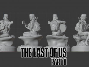 the last of us ii ellie fan art 3D Принт Модель