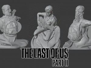 the last of us ii ellie fan art 3D Принт Модель