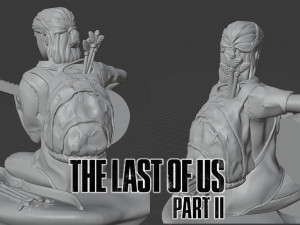 the last of us ii ellie fan art 3D Принт Модель