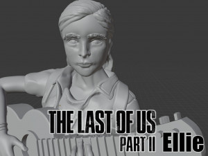 the last of us ii ellie fan art 3D Принт Модель