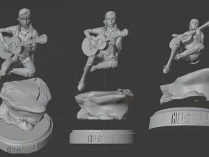 the last of us ii ellie fan art 3D Print Model